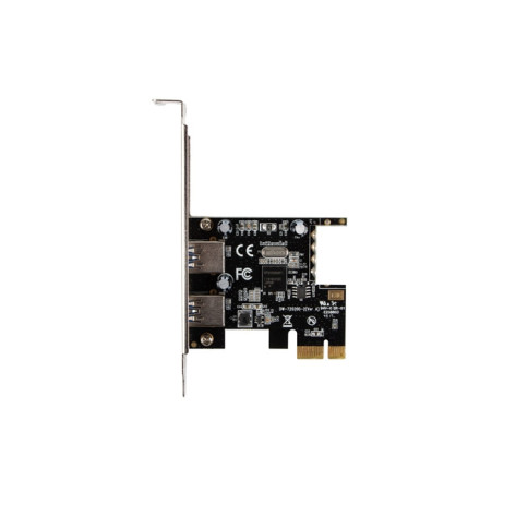 Мрежова карта Lanberg extension card PCI-express -> 2 x USB 3.1 gen 1 + low profile bracket - PCE-US3-002