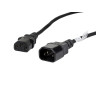 Кабел Lanberg extension power supply cable IEC 320 C13 -> C14 1.8m VDE - CA-C13E-11CC-0018-BK