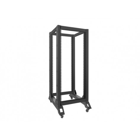 Комуникационен шкаф Lanberg open rack 27U  600x800 - OR01-6827-B