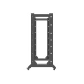 Комуникационен шкаф Lanberg open rack 32U  600x800 - OR01-6832-B