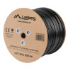Кабел Lanberg outdoor LAN cable gel-filled FTP CAT.5E 305m solid CU - LCF5-30CU-0305-BK