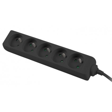 Разклонител Lanberg power strip 1.5m - PS0-05E-0150-BK