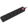 Разклонител Lanberg power strip 1.5m - PS1-05E-0150-BK