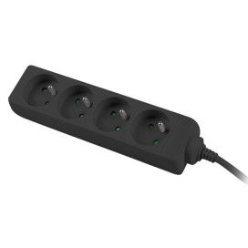Lanberg power strip 1m - PS0-04E-0100-IEC-BK Lanberg power strip 1m - PS0-04E-0100-IEC-BK