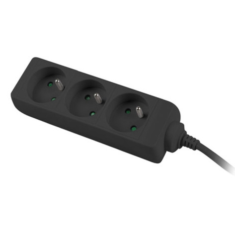 Разклонител Lanberg power strip 3m - PS0-03E-0300-BK