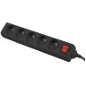 Разклонител Lanberg power strip 3m - PS1-05E-0300-BK