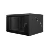 Комуникационен шкаф Lanberg rack cabinet 19” double-section wall-mount 6U  - WF02-6606-10B