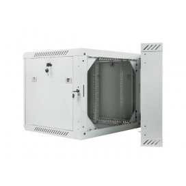 Lanberg rack cabinet 19” double-section wall-mount 9U  - WF02-6609-10S