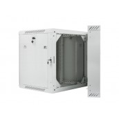 Комуникационен шкаф Lanberg rack cabinet 19” double-section wall-mount 12U  - WF02-6612-10S