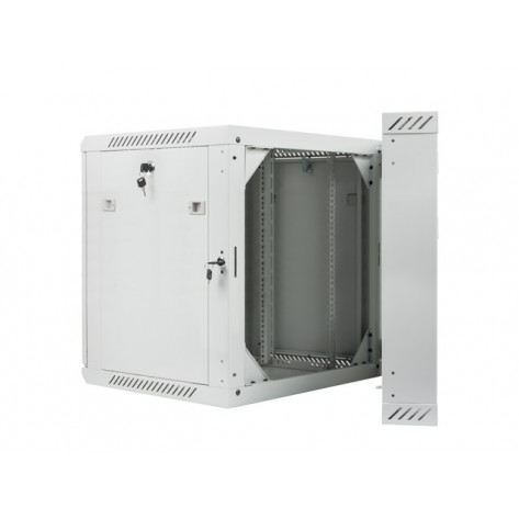 Комуникационен шкаф Lanberg rack cabinet 19” double-section wall-mount 12U  - WF02-6612-10S