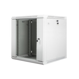 Lanberg rack cabinet 19” wall-mount 12U  - WF01-6612-10S