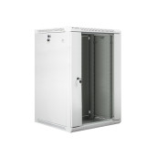 Комуникационен шкаф Lanberg rack cabinet 19” wall-mount 18U  - WF01-6618-10S