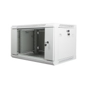 Комуникационен шкаф Lanberg rack cabinet 19” wall-mount 6U  - WF01-6406-10S