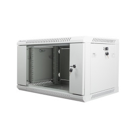 Комуникационен шкаф Lanberg rack cabinet 19” wall-mount 6U  - WF01-6406-10S