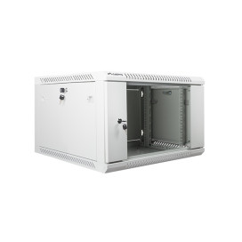 Комуникационен шкаф Lanberg rack cabinet 19” wall-mount 6U  - WF01-6606-10S