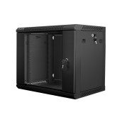 Комуникационен шкаф Lanberg rack cabinet 19” wall-mount 9U - WF01-6409-10B Комуникационен шкаф Lanberg rack cabinet 19” wall-mount 9U - WF01-6409-10B