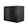 Комуникационен шкаф Lanberg rack cabinet 19” wall-mount 9U  - WF01-6409-10B