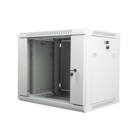 Комуникационен шкаф Lanberg rack cabinet 19” wall-mount 9U  - WF01-6409-10S