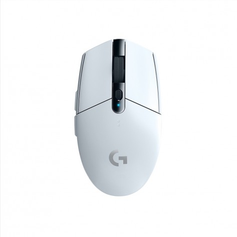 Мишка Logitech G305 Wireless Mouse, Lightsync RGB, Lightspeed Wireless, HERO 12K DPI Sensor, 400 IPS, 6 Programmable Buttons, White - 910-005291