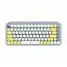 Клавиатура Logitech POP Keys Wireless Mechanical Keyboard With Emoji Keys - DAYDREAM_MINT - US INT'L - INTNL - 920-010736