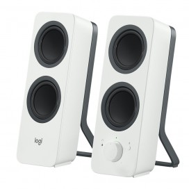 Logitech Z207 Bluetooth Computer Speakers - White - 980-001292