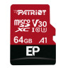 Памет Patriot EP Series 64GB Micro SDXC V30 - PEF64GEP31MCX