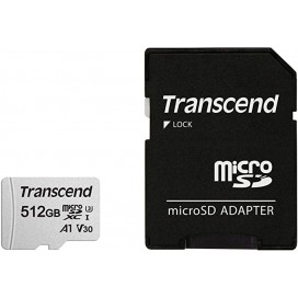 Transcend 512GB microSD UHS-I U3 A1  - TS512GUSD300S-A