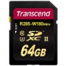 Памет Transcend 64GB SDXC Class3 UHS-II Card - TS64GSDC700S