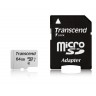 Памет Transcend 64GB microSD UHS-I U1  - TS64GUSD300S-A