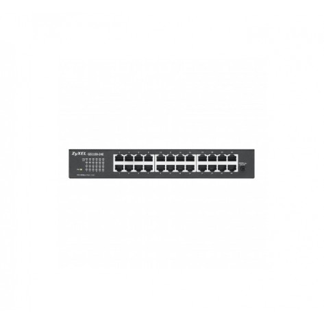 Комутатор ZyXEL GS1100-24E 24-port Gigabit Unmanaged switch v3 - GS1100-24E-EU0103F