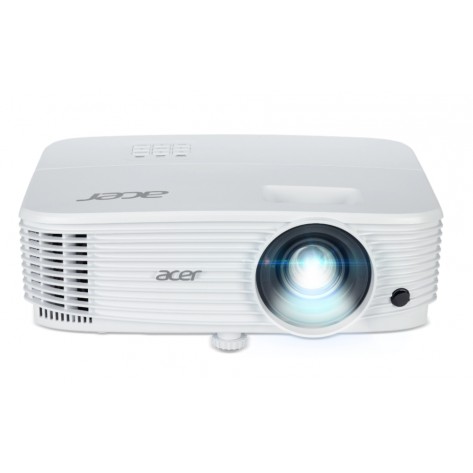 Мултимедиен проектор Acer Projector P1257i DLP, XGA (1024x768), 4800 ANSI LUMENS, 20000:1, 2x HDMI, RCA, Wireless dongle included, Audio in/out, VGA in/out, RS-232,Bluelight Shield, LumiSense, Built-in 10W Speaker, 2.4kg, White - MR.JUR11.001