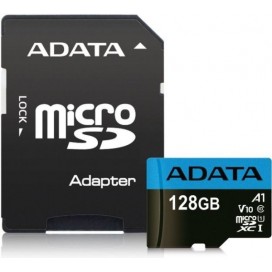 Памет Adata 128GB MicroSDXC UHS-I CLASS10 A1  - AUSDX128GUICL10A1-RA1