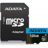 Памет Adata 128GB MicroSDXC UHS-I CLASS10 A1  - AUSDX128GUICL10A1-RA1