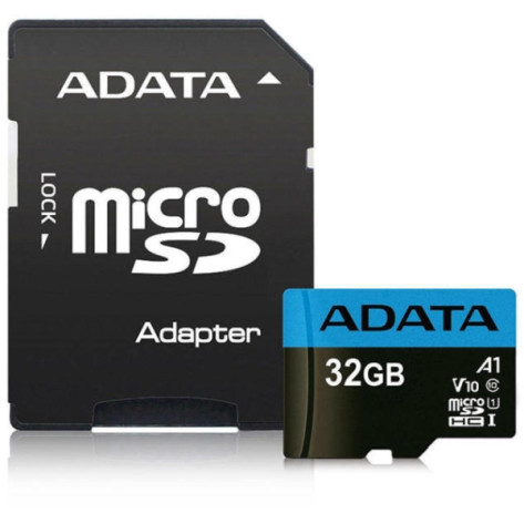 Памет Adata 32GB MicroSDHC UHS-I CLASS10 A1  - AUSDH32GUICL10A1-RA1