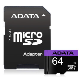 Памет Adata 64GB MicroSDXC UHS-I CLASS 10  - AUSDX64GUICL10-RA1