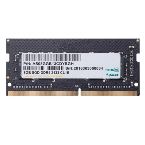 Памет Apacer 8GB Notebook Memory -  DDR4 SODIMM 3200MHz - AS08GGB32CSYBGH