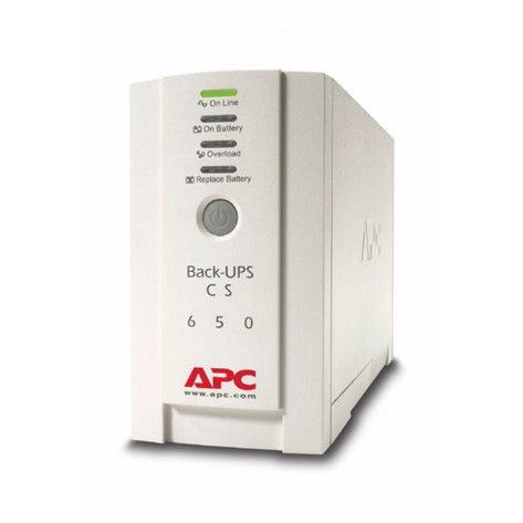 Непрекъсваем ТЗИ APC Back-UPS CS 650VA - BK650EI