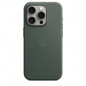 Калъф Apple iPhone 15 Pro FineWoven Case with MagSafe - Evergreen - MT4U3ZM/A