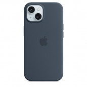 Калъф Apple iPhone 15 Silicone Case with MagSafe - Storm Blue - MT0N3ZM/A