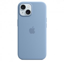 Калъф Apple iPhone 15 Silicone Case with MagSafe - Winter Blue - MT0Y3ZM/A