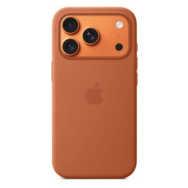 Apple iPhone 17 Pro Silicone Case with MagSafe – Terra Cotta