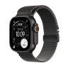 Часовник Apple Watch Ultra 3 Cellular 49mm Black Titanium Case with Black Titanium Milanese Loop - Large - MF1T4QP/A