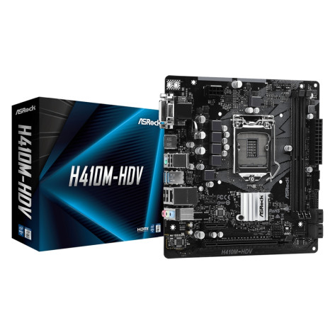 Дънна платка Asrock H410M-HDV - 90-MXBD60-A0UAYZ