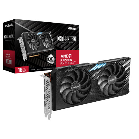 Видео карта Asrock RX 7800 XT 16GB Challenger OC - 90-GA4SZZ-00CANF