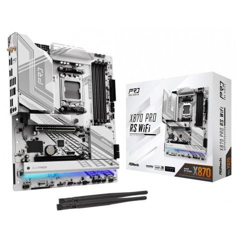 Дънна платка Asrock X870 Pro RS Wi-Fi - 90-MXBQ00-A0UAYZ