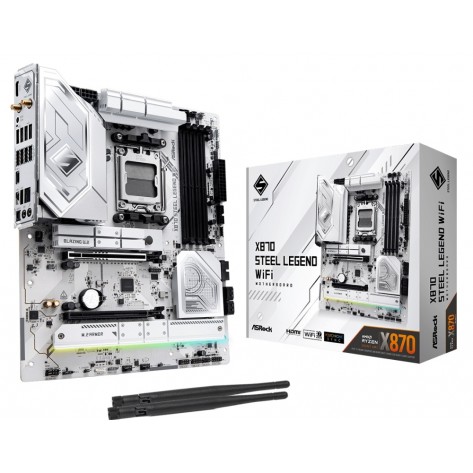 Дънна платка Asrock X870 Steel Legend Wi-Fi - 90-MXBPJ0-A0UAYZ