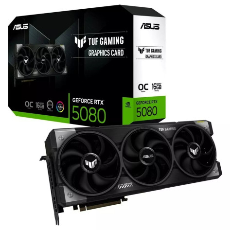 Видео карта Asus TUF Gaming GeForce RTX 5080 16GB GDDR7 OC - 90YV0M30-M0NA00