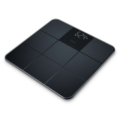 Електронен кантар Beurer GS 235 Black Glass bathroom scale non-slip surface; Automatic switch-off, overload indicator; height 2.7 cm; 180 kg / 100 g  5 years warranty - 75732_BEU