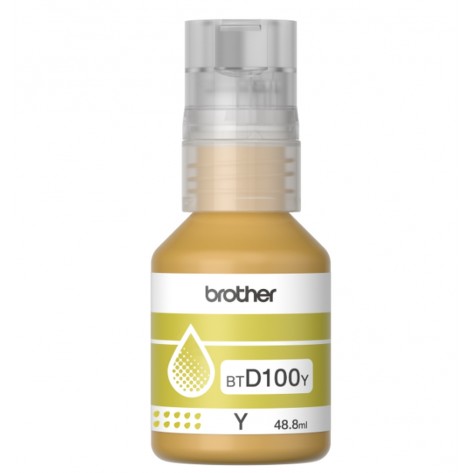 Консуматив Brother BT-D100Y Yellow Ink Bottle - BTD100Y