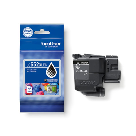 Консуматив Brother LC-552 XL Black Ink Cartridge High Yield - LC552XLBK